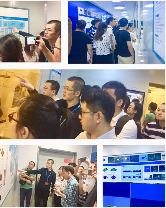 赵成龙老师带领学员参观学习苏州MEMS中试平台的MEMS制造产线