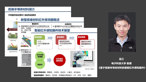 电子科技大学巫江：基于低维半导体材料的智能红外感知器件