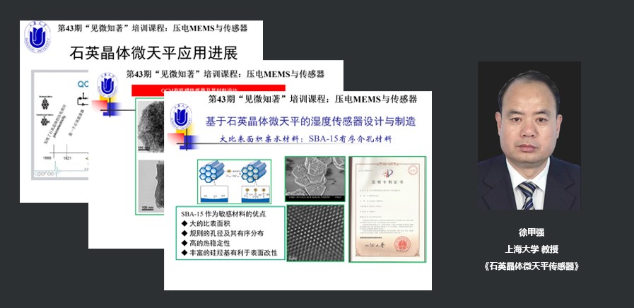 上海大学教授徐甲强：石英晶体微天平传感器