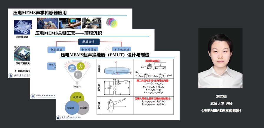 武汉大学讲师刘文娟:压电MEMS声学传感器