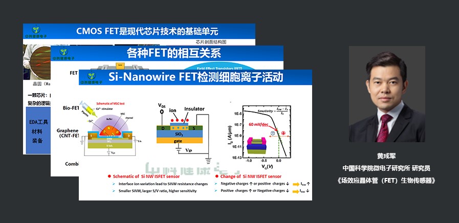 中国科学院微电子研究所研究员黄成军:场效应晶体管(FET)生物传感器