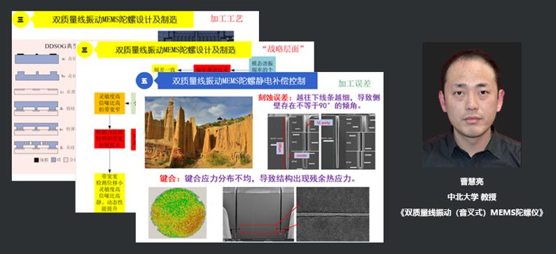 中北大学教授曹慧亮：双质量线振动（音叉式）MEMS陀螺仪