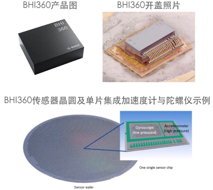 博世AI智能惯性传感器BHI360单片集成3轴MEMS陀螺仪和3轴MEMS加速度计